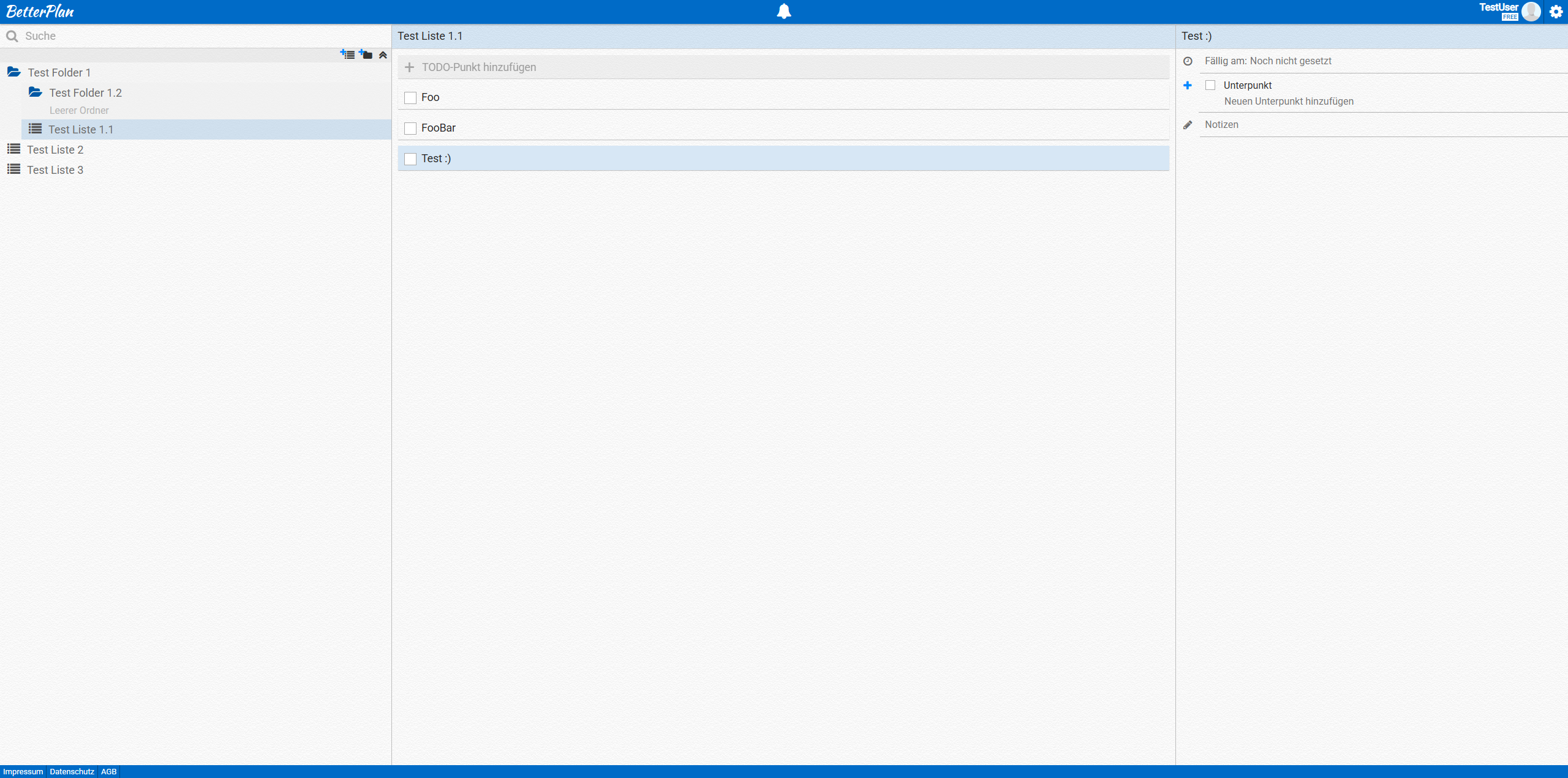 BetterPlan Screenshot