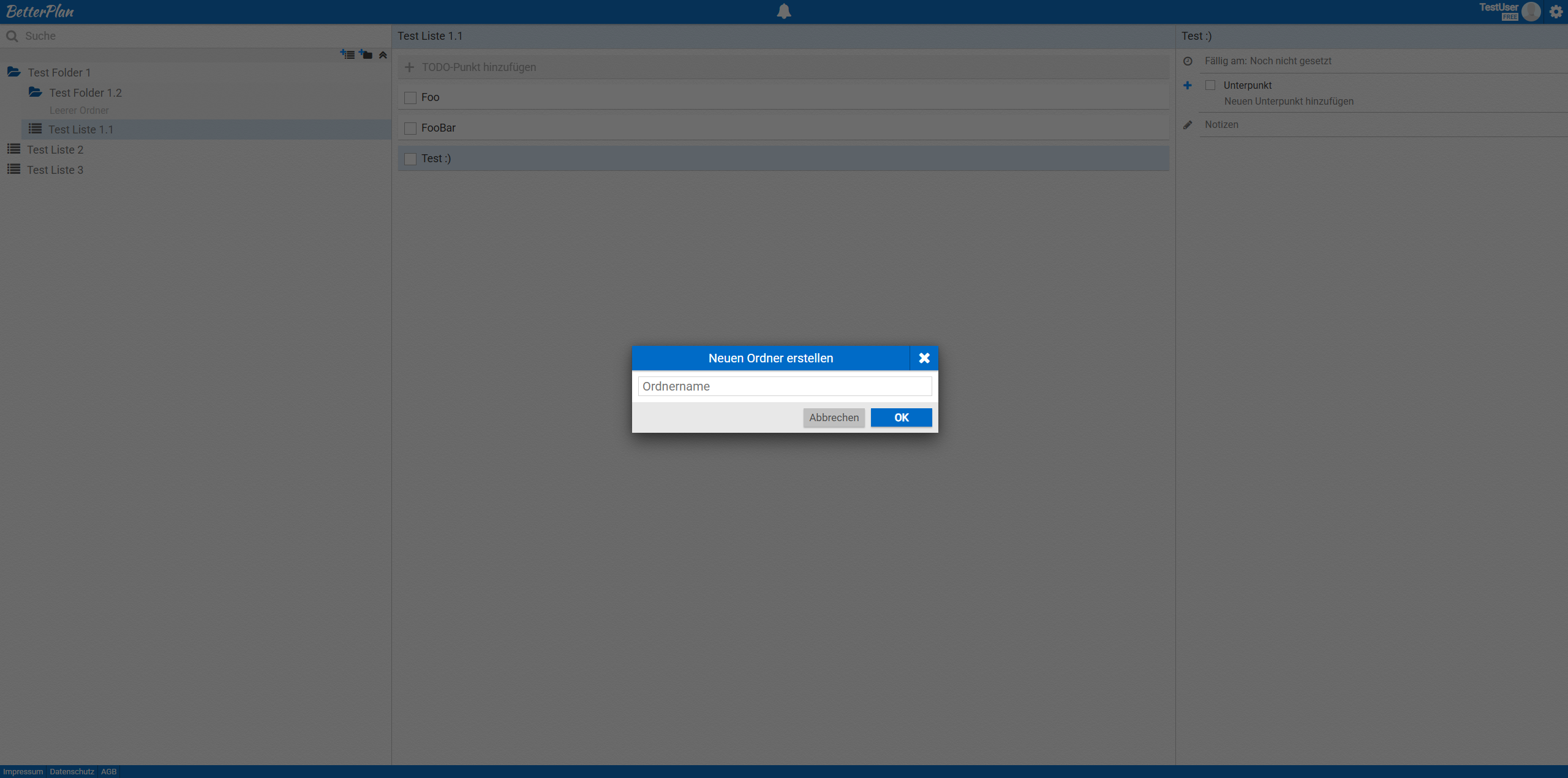 BetterPlan Screenshot